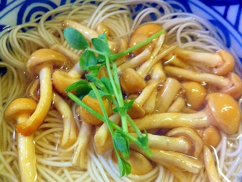 なめこの煮麺